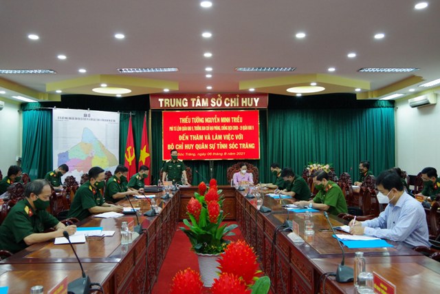 Quân khu 9 kiểm tra công tác phòng, chống dịch COVID-19 tại Sóc Trăng