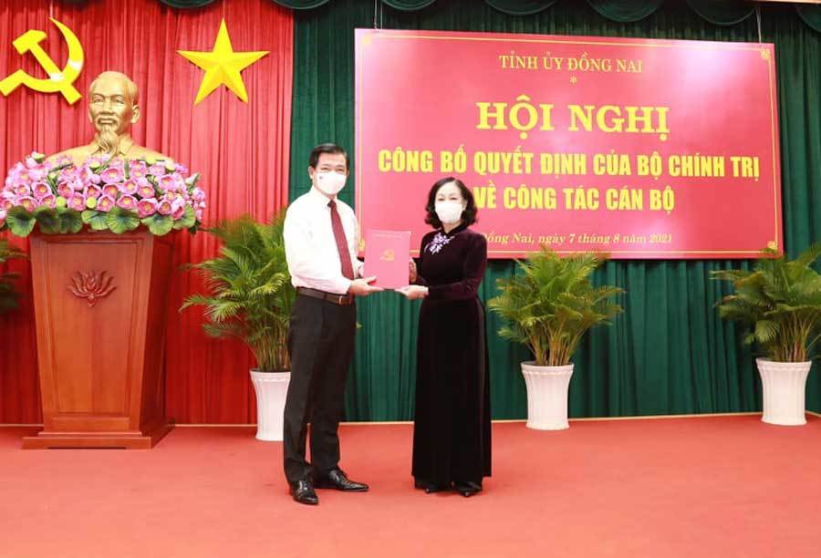 Đồng chí Nguyễn Hồng Lĩnh làm Bí thư Tỉnh ủy Đồng Nai