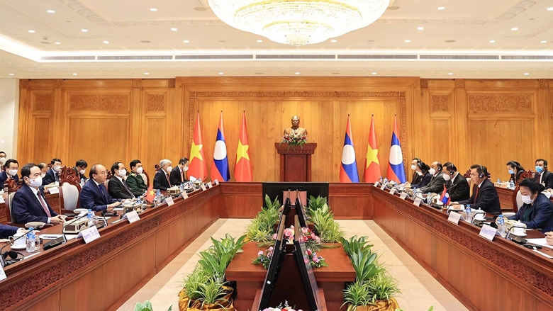 Chủ tịch nước Nguyễn Xuân Phúc kết thúc tốt đẹp chuyến thăm CHDCND Lào