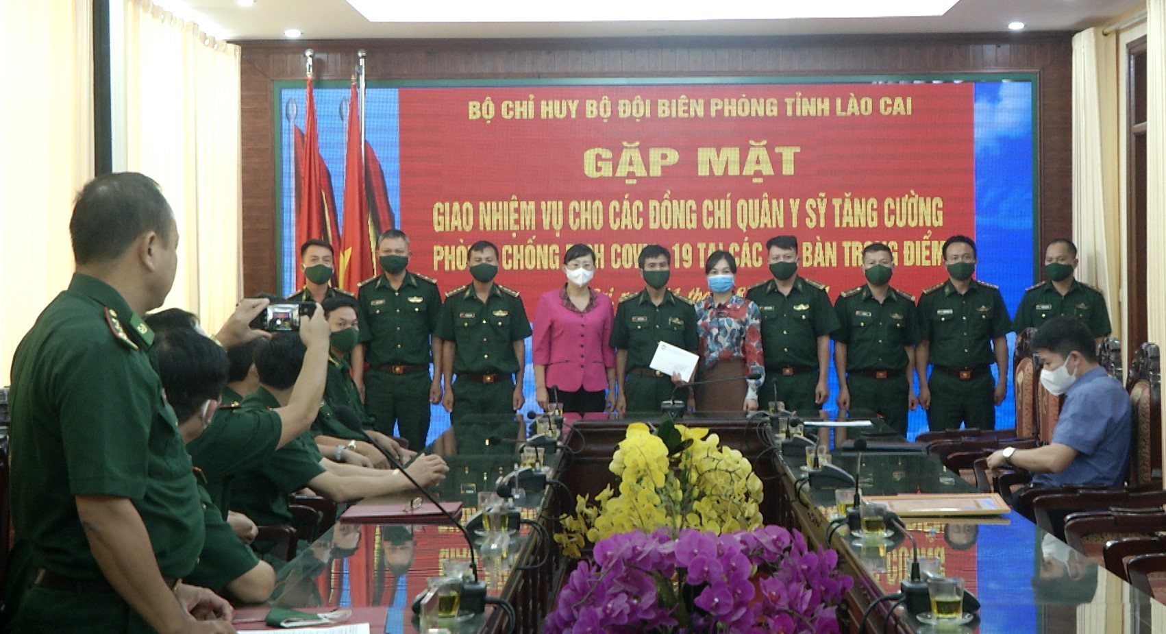 Bộ đội Biên phòng Lào Cai tăng cường lực lượng quân y phòng, chống dịch