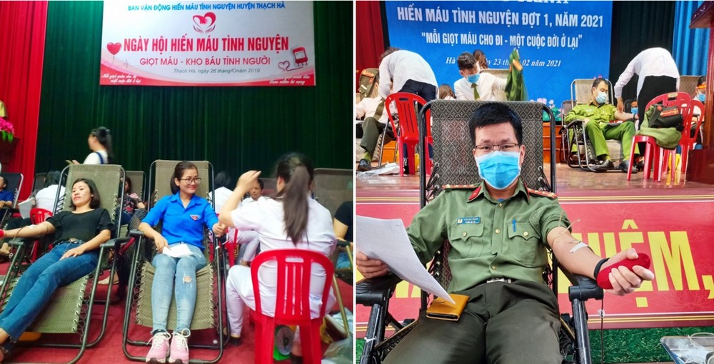 Tình nguyện sẻ chia những giọt máu hồng