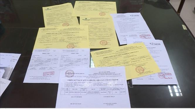 Làm giả giấy xét nghiệm COVID-19 Cần xử lý nghiêm