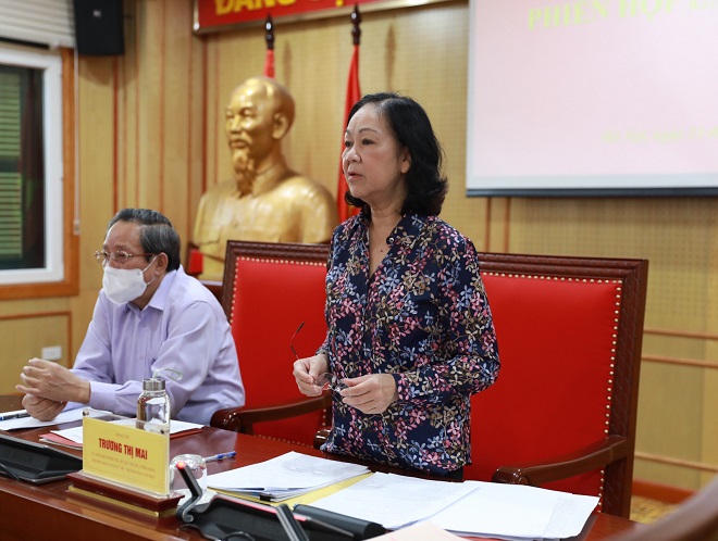 Phiên họp thứ nhất Ban Chỉ đạo xây dựng Đề án Trung ương 4, khoá XIII
