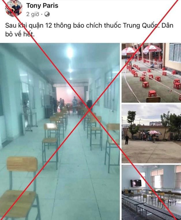 Dân quận 12 bỏ về khi biết tiêm vắc xin Trung Quốc là thông tin sai sự thật