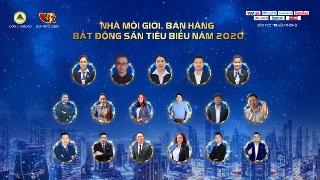 Công bố và vinh danh sàn giao dịch – công nghệ - dự án bất động sản tiêu biểu 2020