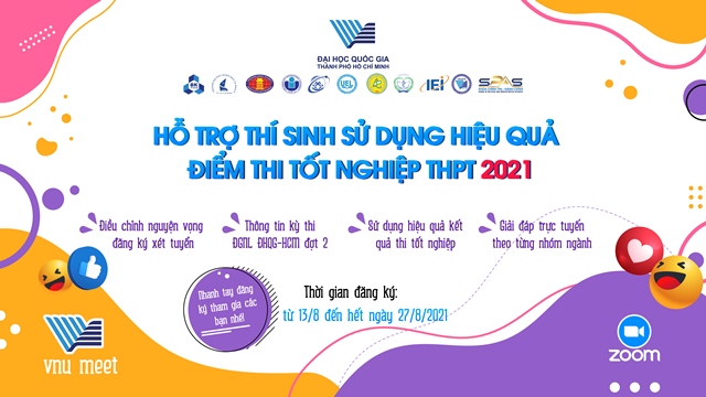 Hỗ trợ thí sinh sử dụng hiệu quả điểm thi tốt nghiệp THPT 2021