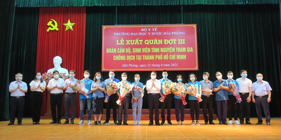 Đại học Y Dược Hải Phòng tham gia chống dịch tại TP Hồ Chí Minh