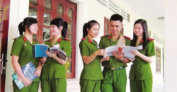 Ngưỡng đảm bảo chất lượng đầu vào của các trường công an từ 17,75 điểm trở lên