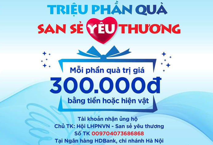 Hỗ trợ phụ nữ, trẻ em, người dân gặp khó khăn do ảnh hưởng của đại dịch