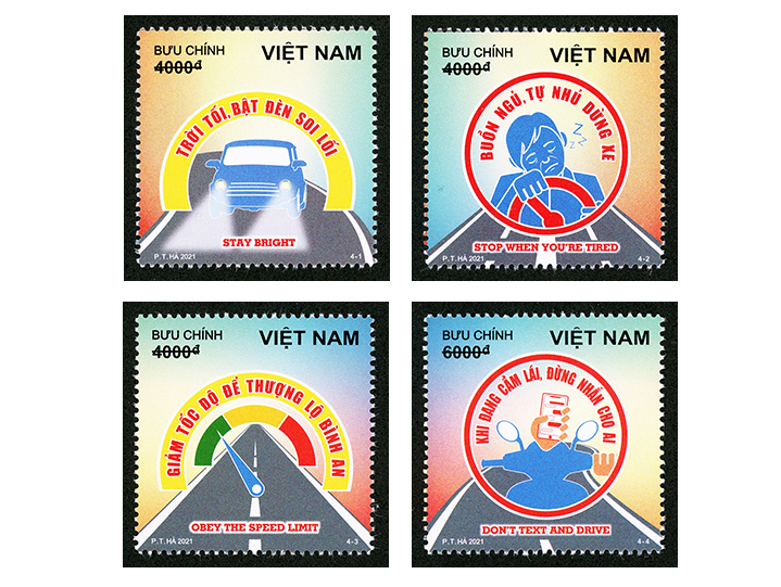 Giới thiệu bộ tem “An toàn giao thông đường bộ bộ 2 ”