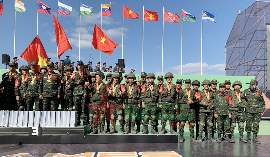 Công binh xuất sắc giành Huy chương Đồng tại Army Games 2021