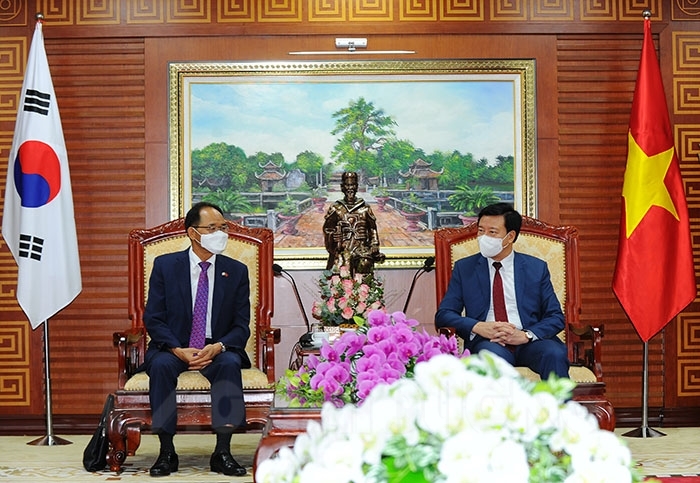 Hàn Quốc đang là nước đứng thứ nhất về số lượng dự án đầu tư tại Hải Dương