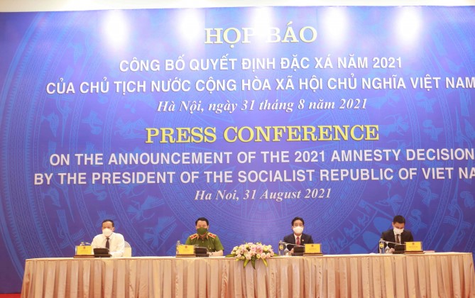 3 026 phạm nhân được đặc xá năm 2021