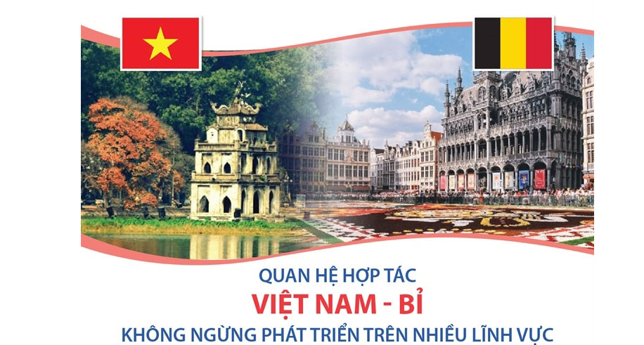 Quan hệ Việt Nam - Bỉ không ngừng phát triển trên nhiều lĩnh vực