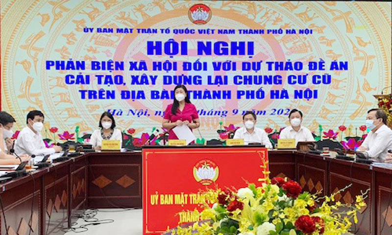 Hà Nội phản biện đề án cải tạo, xây dựng chung cư cũ