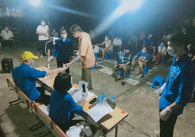 Thanh niên tình nguyện tích cực tham gia phòng, chống dịch