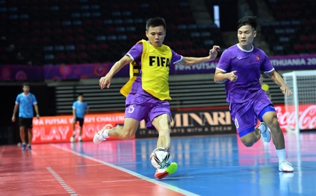 Tuyển Futsal Việt Nam sẵn sàng gặp tuyển Futsal Brazil