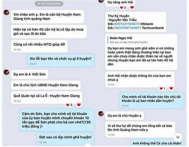 Mạo danh chủ tịch huyện, đưa tin sai sự thật xin cứu trợ sẽ bị xử lý ra sao