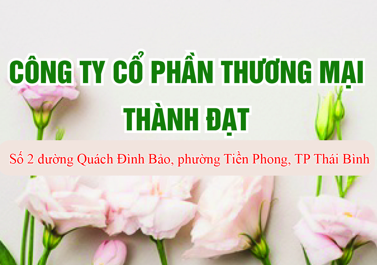 Công ty Cổ phần Thương mại Thành Đạt Thái Bình  20 năm một chặng đường