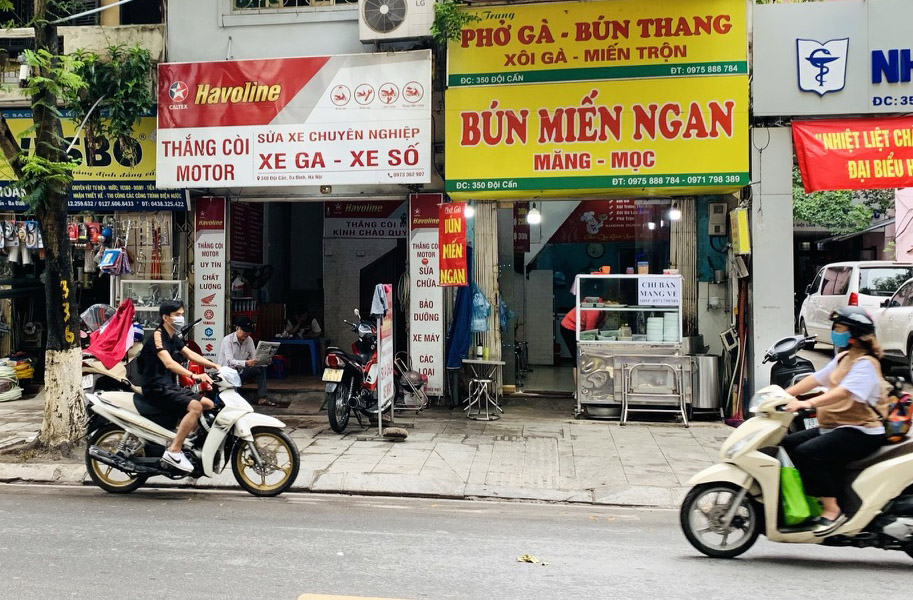 Hà Nội Một số quận, huyện được bán hàng ăn, uống mang về