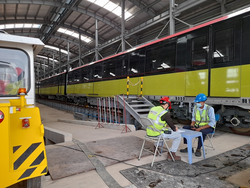 Thi công đường sắt đô thị trong giai đoạn thực hiện mục tiêu kép