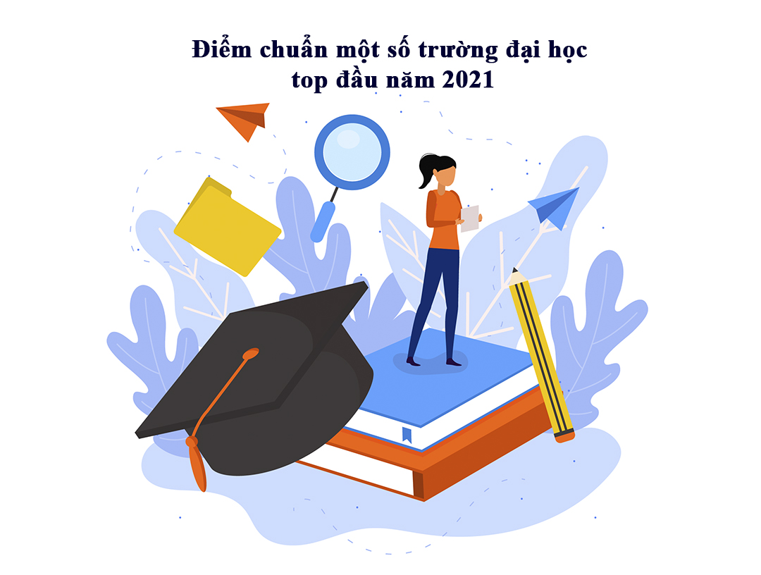 Điểm chuẩn một số trường đại học top đầu năm 2021