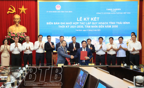 Ký kết hợp tác quy hoạch tỉnh Thái Bình thời kỳ 2021 – 2030