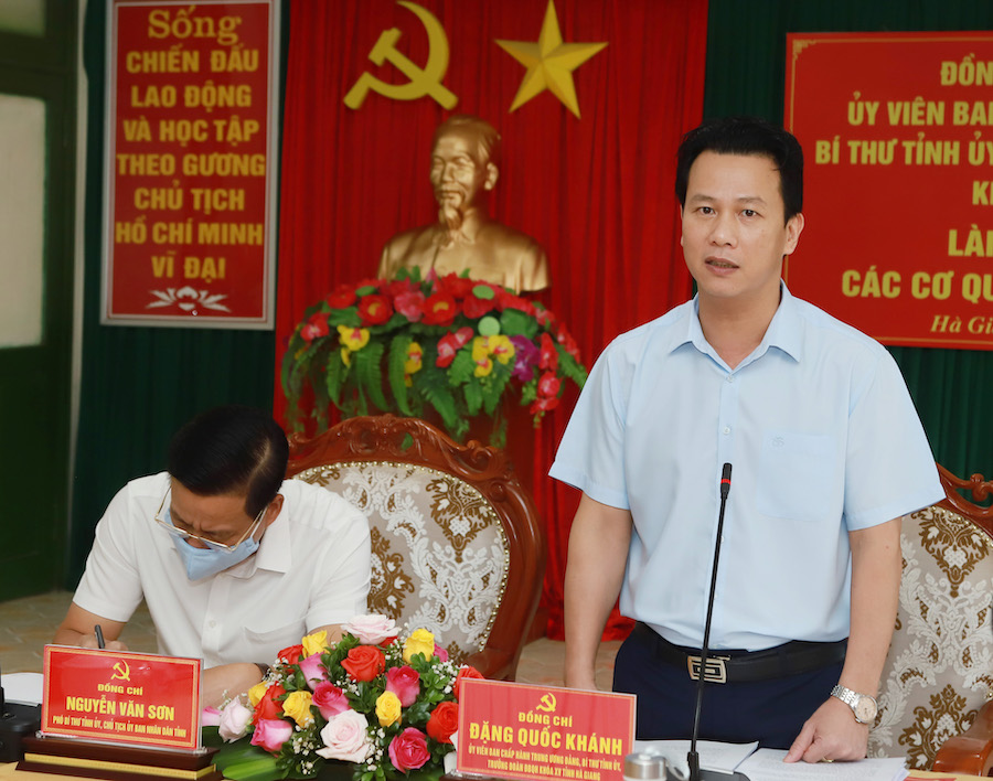 Bí thư Tỉnh ủy Hà Giang Đánh giá cán bộ tốt phải giao việc khó