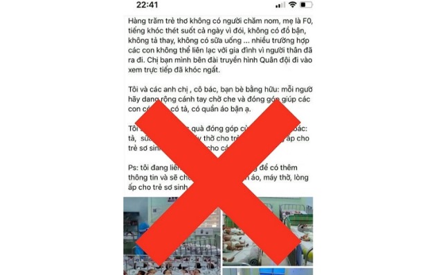 TP HCM Tin hàng trăm trẻ sơ sinh là F0 bị bỏ rơi là không đúng sự thật