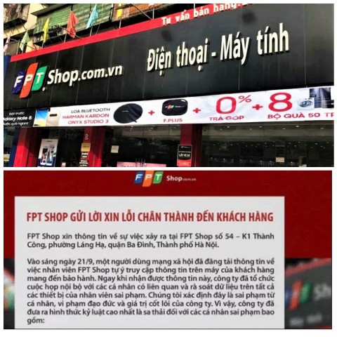 Nhân viên FPT Shop trộm dữ liệu của khách Xử lý nghiêm để làm gương