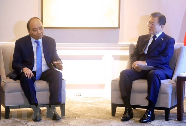 Chủ tịch nước Nguyễn Xuân Phúc gặp Lãnh đạo cấp cao các nước và Chủ tịch WB