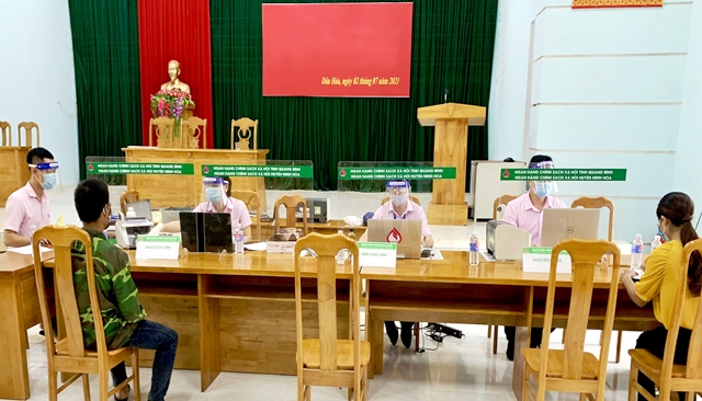 Minh Hóa, Quảng Bình Tăng cường công tác phòng, chống dịch COVID-19 tại các Điểm giao dịch xã