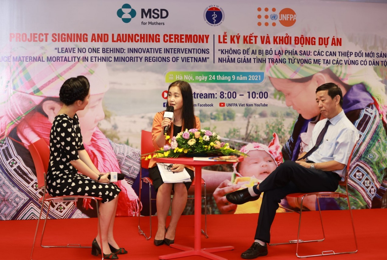 Khởi động dự án giảm tình trạng tử vong mẹ tại các vùng dân tộc thiểu số