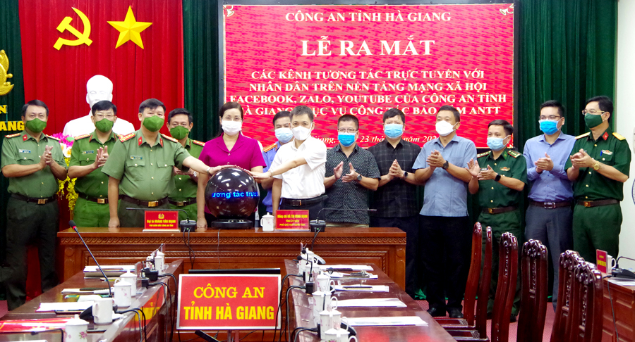 Công an Hà Giang ra mắt kênh tương tác trực tuyến với nhân dân
