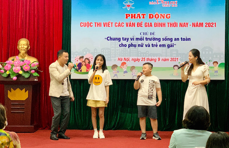 Chung tay vì môi trường sống an toàn cho phụ nữ và trẻ em gái