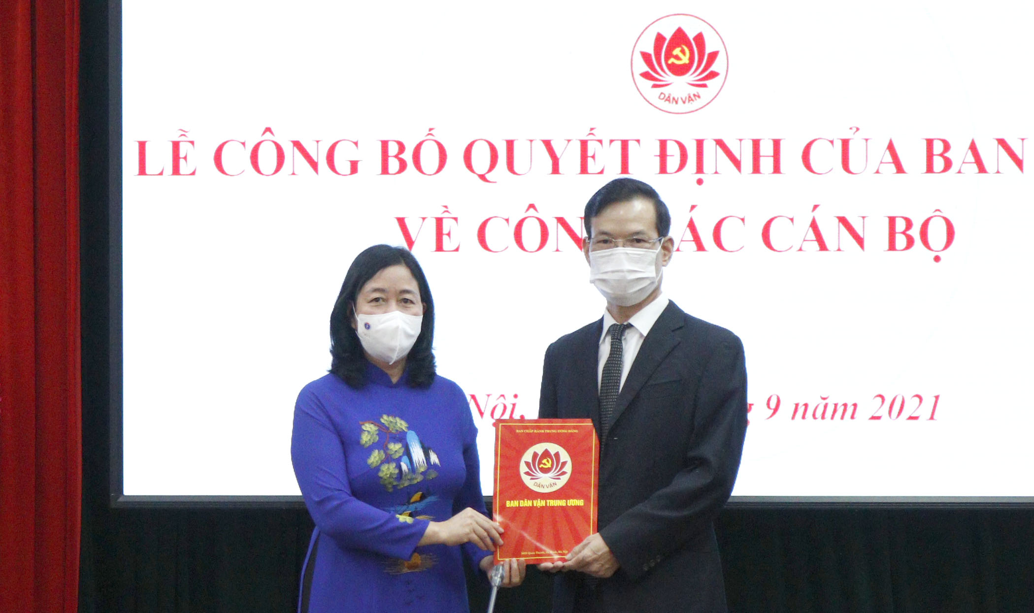 Đồng chí Triệu Tài Vinh giữ chức Phó Trưởng ban Dân vận Trung ương