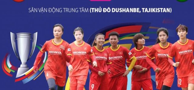 Đội tuyển nữ Việt Nam sẵn sàng trước trận gặp chủ nhà Tajikistan
