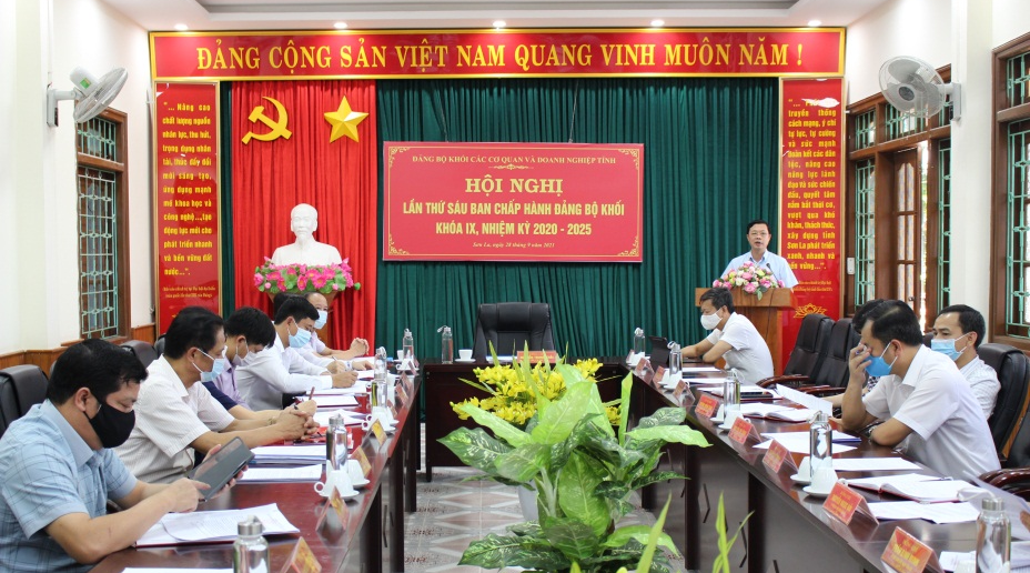 Sơn La Đảng bộ Khối các cơ quan và doanh nghiệp tỉnh thực hiện tốt công tác 9 tháng đầu năm