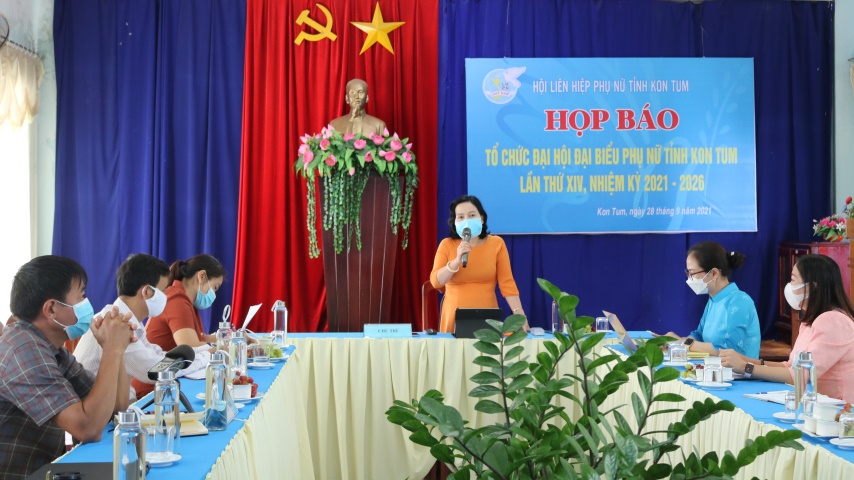 Kon Tum Đại hội đại biểu Phụ nữ tỉnh lần thứ XIV diễn ra ngày 6-7 10