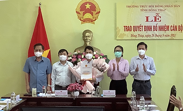 Đồng Tháp trao quyết định bổ nhiệm cán bộ