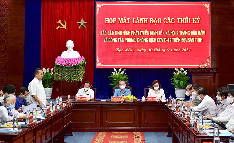 Bạc Liêu Họp mặt cán bộ lãnh đạo tỉnh qua các thời kỳ