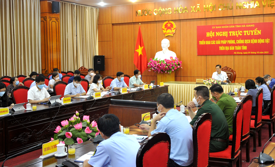 Hà Giang Chủ động các phương án phòng, chống dịch bệnh trên vật nuôi