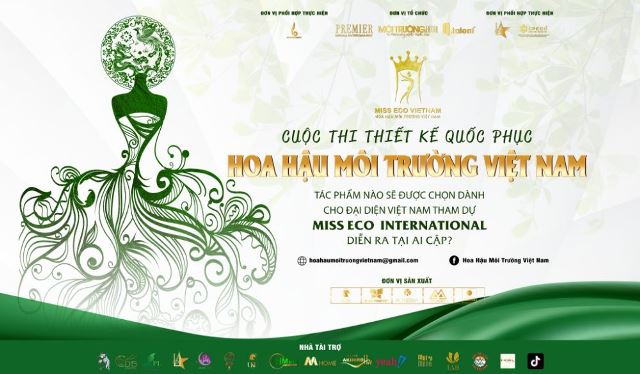 Thi thiết kế Quốc phục dành cho đại diện Việt Nam tại Miss Eco