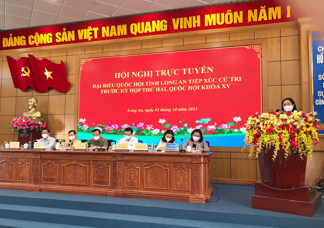 Long An Cử tri kiến nghị Quốc hội sớm bình ổn giá để người dân yên tâm sản xuất