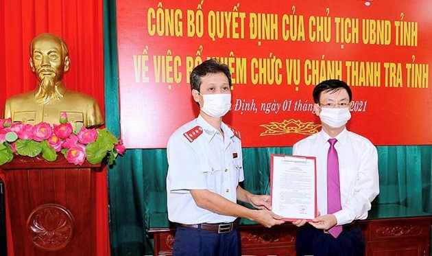 Bổ nhiệm Chánh Thanh tra tỉnh Nam Định