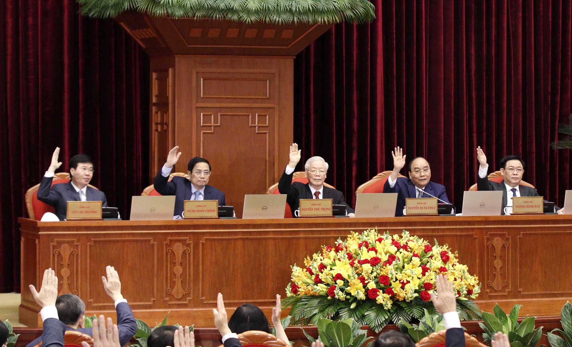 Hình ảnh khai mạc Hội nghị Trung ương 4, khoá XIII