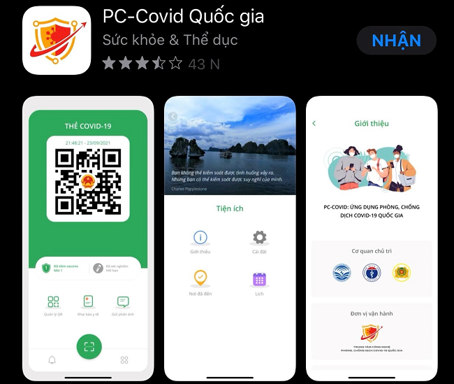 Ứng dụng hội tụ nhiều tiện ích phòng chống Covid-19