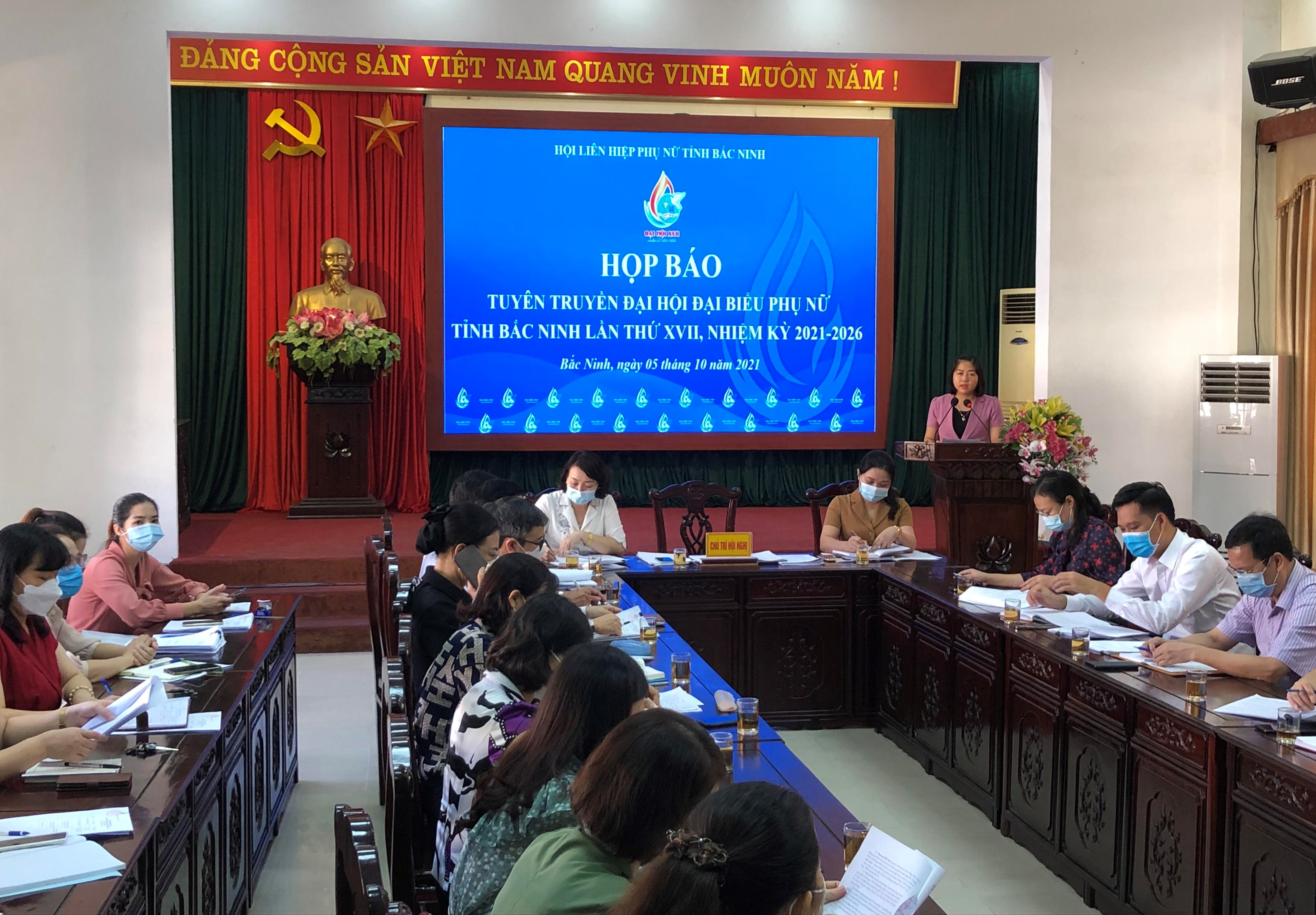 Trên 350 đại biểu tham dự Đại hội đại biểu Phụ nữ tỉnh Bắc Ninh lần thứ XVII