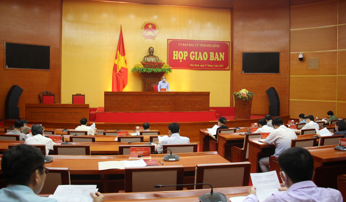 Ủy ban Bầu cử tỉnh Hòa Bình thống nhất sơ bộ kết quả bầu cử