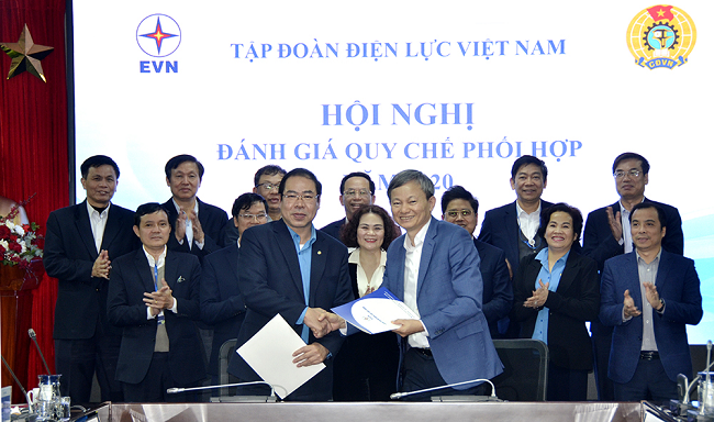EVN Ký kết Quy chế phối hợp hoạt động năm 2021